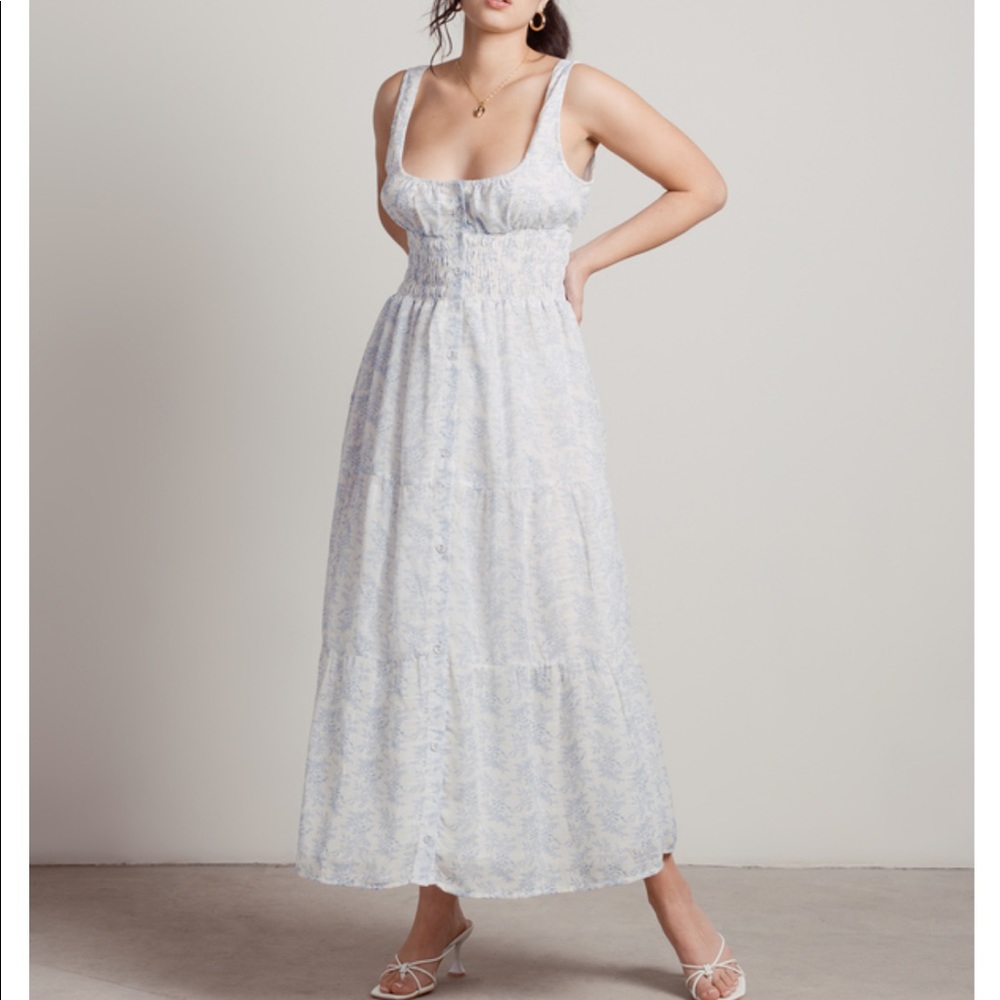NWT Emory Park Smocked Midi Dress